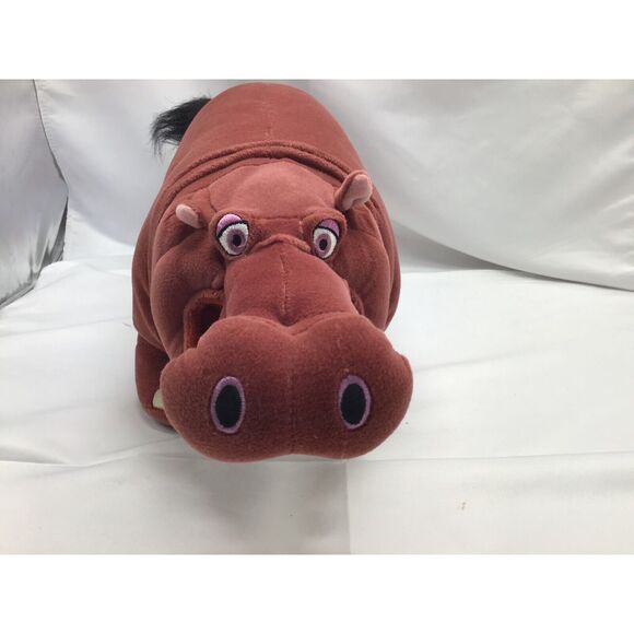 Disney Tarzan Jungle Book Hippopotamus Plushie 15 inch Kidcore Stuffed Animal - Picture 2 of 10